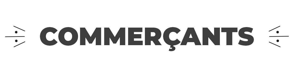 Drapeau publicitaire Commerçants – Oriflamme pour boutiques, magasins