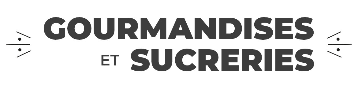 Drapeau publicitaire Gourmandises – Oriflamme professionnelle Sucrerie