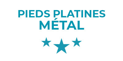 Pieds Platines Métal