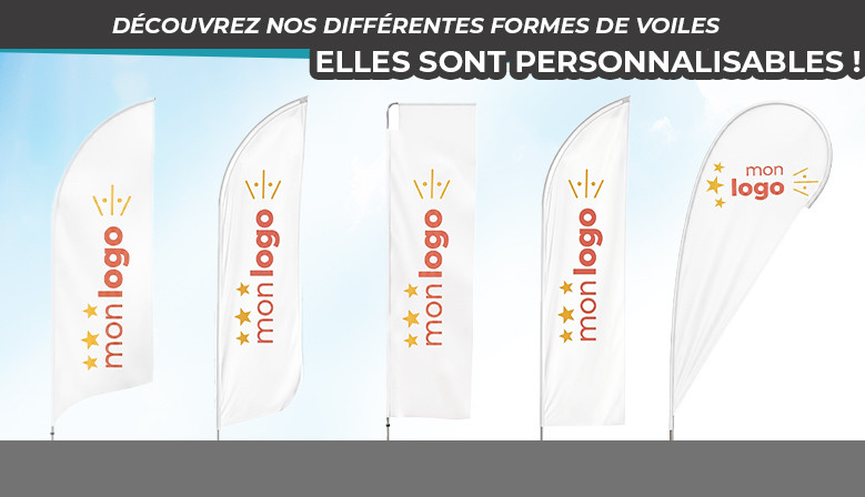 Personnaliser votre oriflamme publicitaire